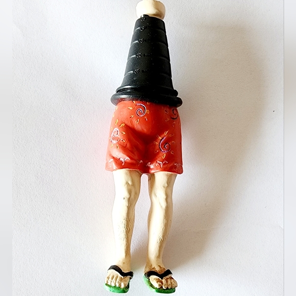 Wine Bottle Stopper Set. Ceramic Vintage. - Picture 4 of 7